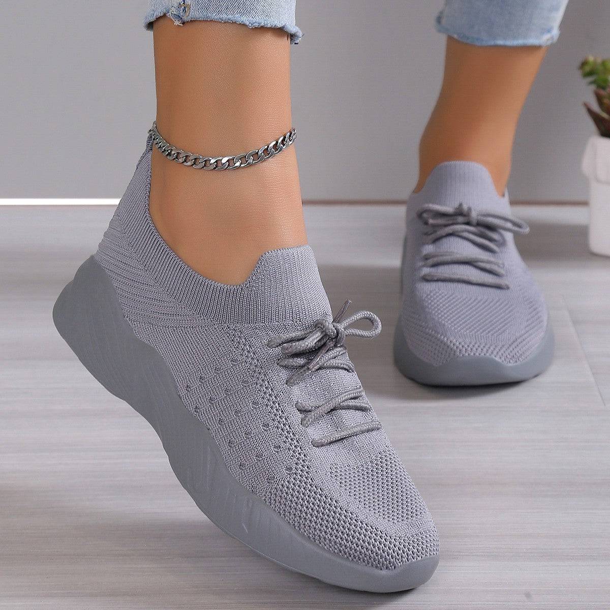 Scarpe sportive da donna casual leggere e traspiranti con fondo morbido