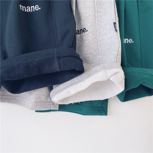 Summer Cotton Boys Casual Elastic Belt Shorts - YLORESHOP