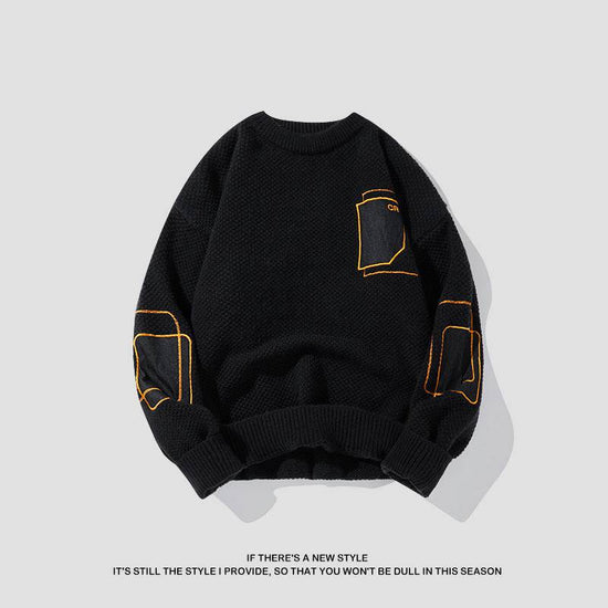 Round Neck Sweater Pattern Japanese Spring And Autumn Leisure - YLORESHOP