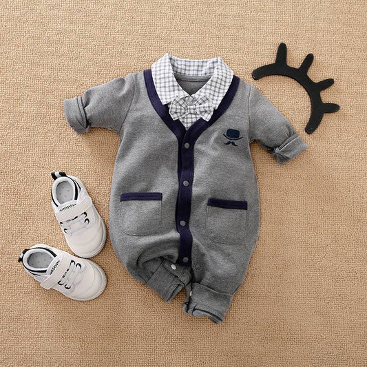 Fake Two Outer Clothing Newborn Clothing Crawl - YLORESHOP