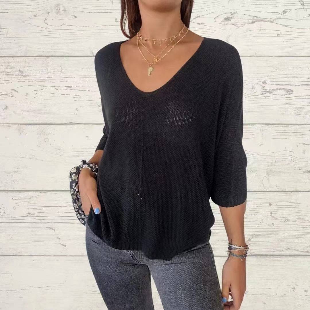 European And American Women's Clothing Short Pullover Top - YLORESHOP