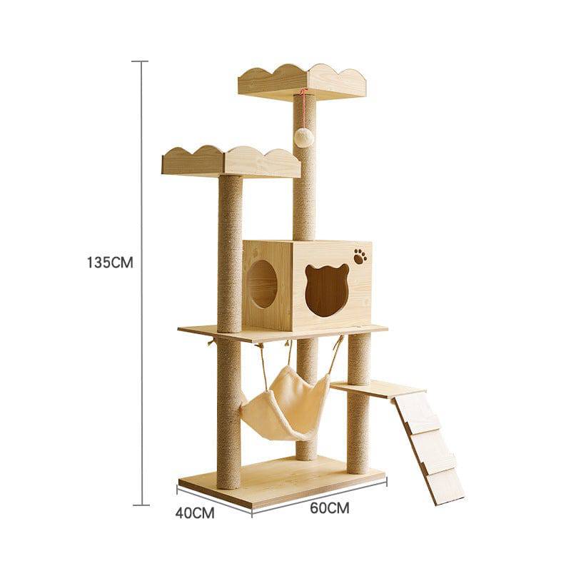 Cat Crawl Nest Scratching Board Forniture per alberi Capsula spaziale per giocattoli per animali domestici