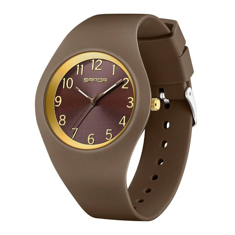 Student Thin And Light Silicone Strap Waterproof Simple Fashion Electronic Watch - YLORESHOP