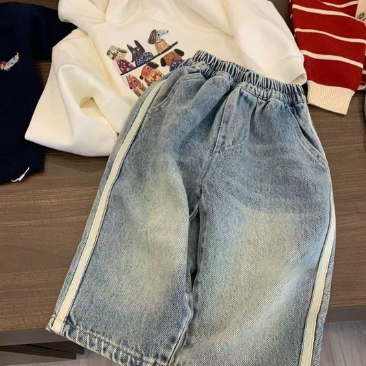 Children's Jeans Spring And Autumn Loose - YLORESHOP
