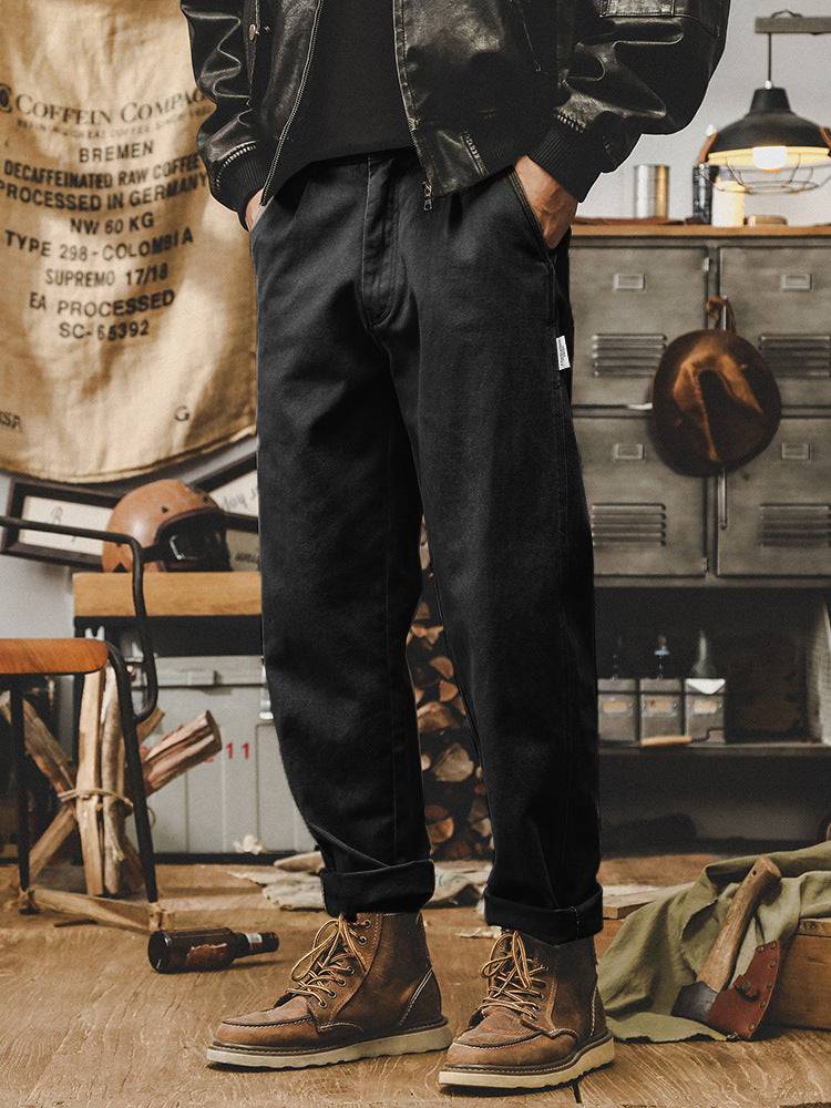 All-match Fried Loose Straight Casual Trousers - YLORESHOP