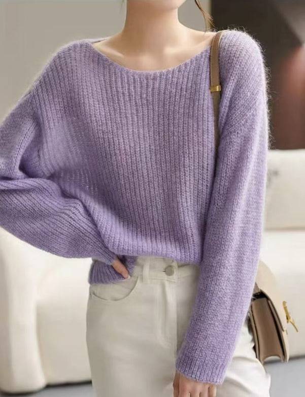 French Style Loose And Idle Knitwear Top - YLORESHOP