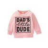 Boys Polyester Letter Grey Sweatshirt Top - YLORESHOP