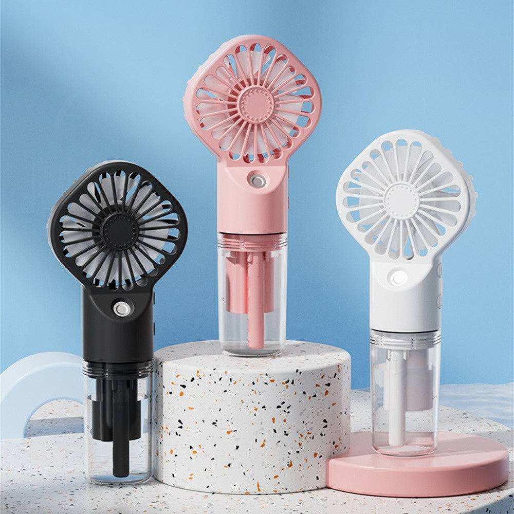 Strong Power Spray Humidification Small Mist Fan Humidification Usb Charging Portable Fan Icy And Refreshing Fan Water Supplement - YLORESHOP