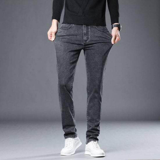 Versatile Stretch Slim Straight Men's Jeans - YLORESHOP