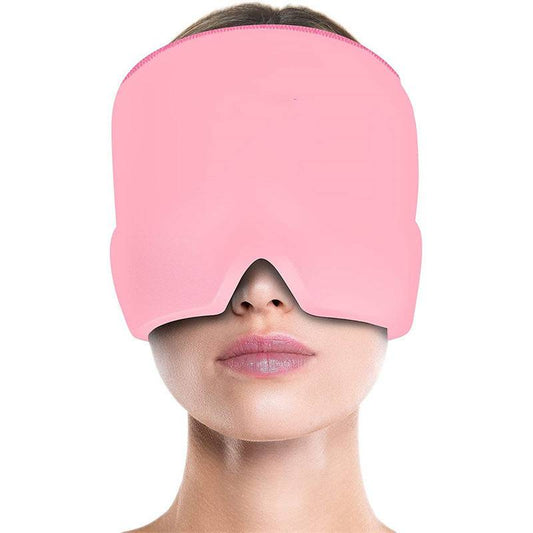 Migraine Relief Hat Cold Therapy Migraine Relief Products Comfortable Head Wrap Ice Pack Eye Mask For Puffy Eyes - YLORESHOP