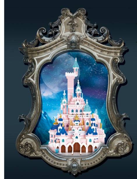 Weili Fairy Tale Fantasy Castle Romantic Castle Small Particle Diamond Assembled Building Block Toy