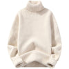 Autumn And Winter Thickened Mink-like Wool Korean Style Trendy Solid Color Casual Turtleneck Knitwear Sweater - YLORESHOP