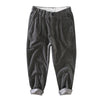 Pantaloni casual larghi in velluto a coste nuovi alla moda da uomo
