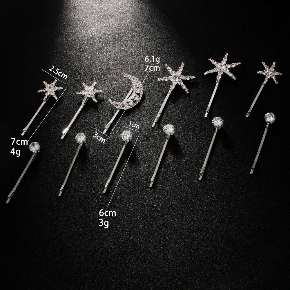 Star Hairpin Cute Trumpet Rhinestone Bobby Pin - YLORESHOP