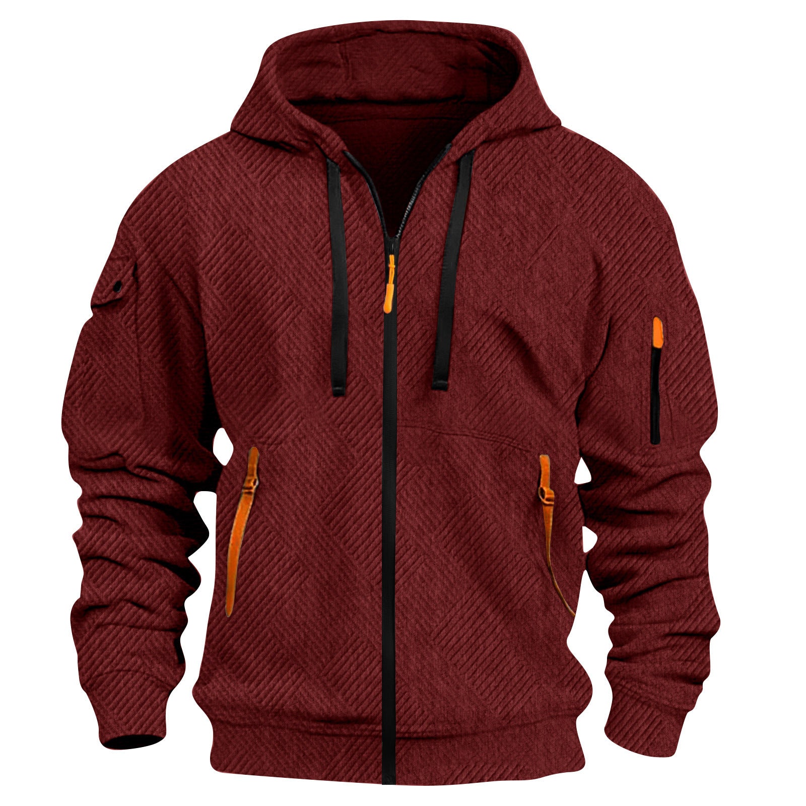 Outerwear Pocket Decorated Sporty Casual Hoodie For Men - YLORESHOP