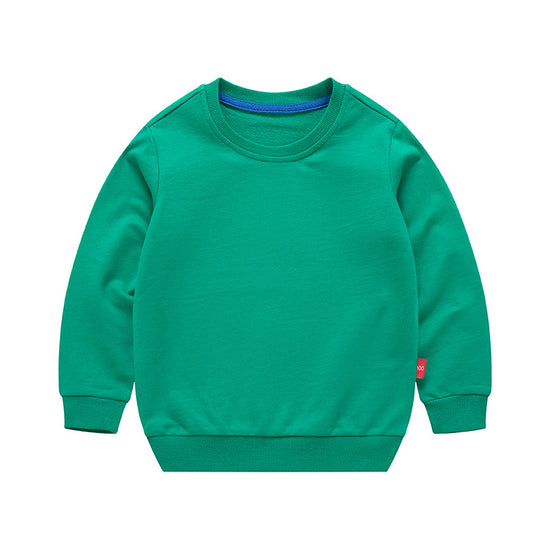 Boys' colorful, loose-fitting, round-neck long-sleeved sweater - YLORESHOP