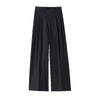 Advanced Sense High Waist Drooping Slimming And Straight Casual Mopping Pants - YLORESHOP