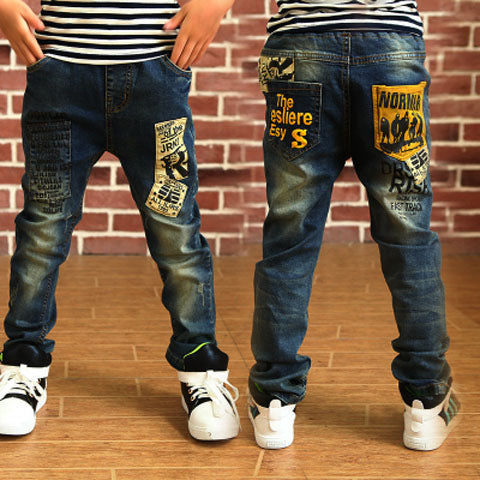 Boys' Denim Trousers Trousers Children's Clothing - YLORESHOP
