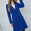 Women's Woolen Coat Coat Double Breasted Autumn And Winter