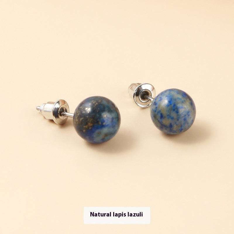 Natural Red Agate Temperamental Minority Stud Sense Earrings Wholesale - YLORESHOP