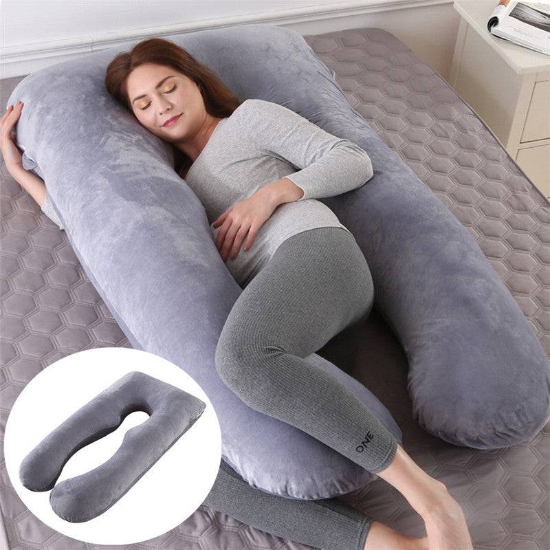 Summer Sleeping Support Pillow For Pregnant Women U Shape Maternity Pillows Pregnancy Ice Silk - YLORESHOP