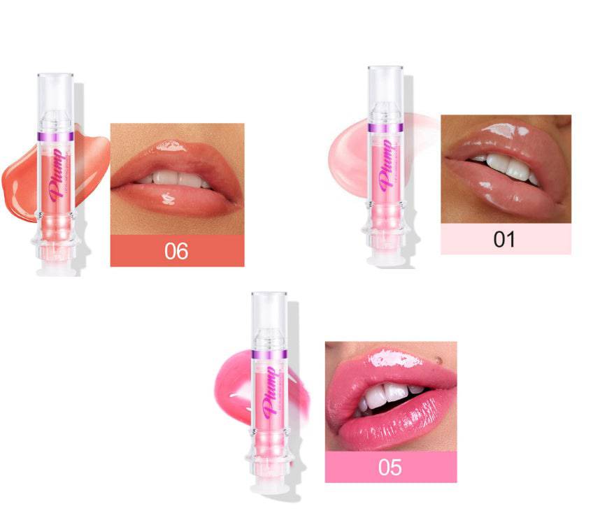 New Tube Lip Rich Lip Color Slightly Spicy Lip Honey Lip Glass Mirror Face Lip Mirror Liquid Lipstick - YLORESHOP