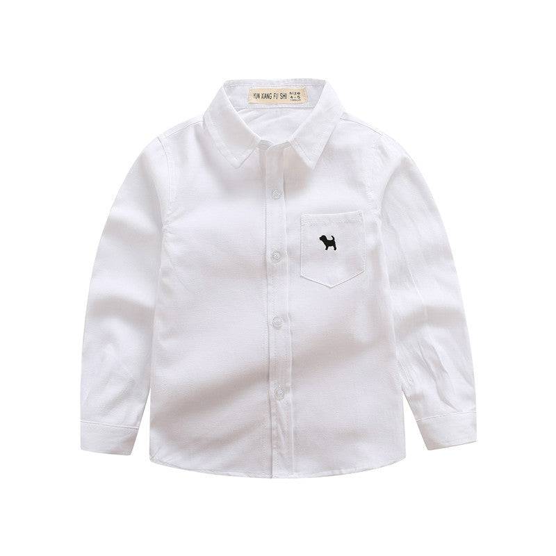 Children's Shirts Boys' Long-sleeved Shirts - YLORESHOP