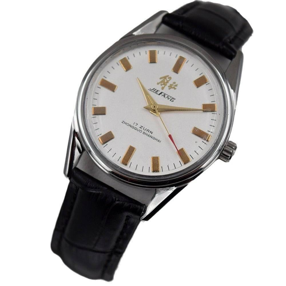 Men's Manual Spring Mechanical Ultra-thin Retro Watch - YLORESHOP