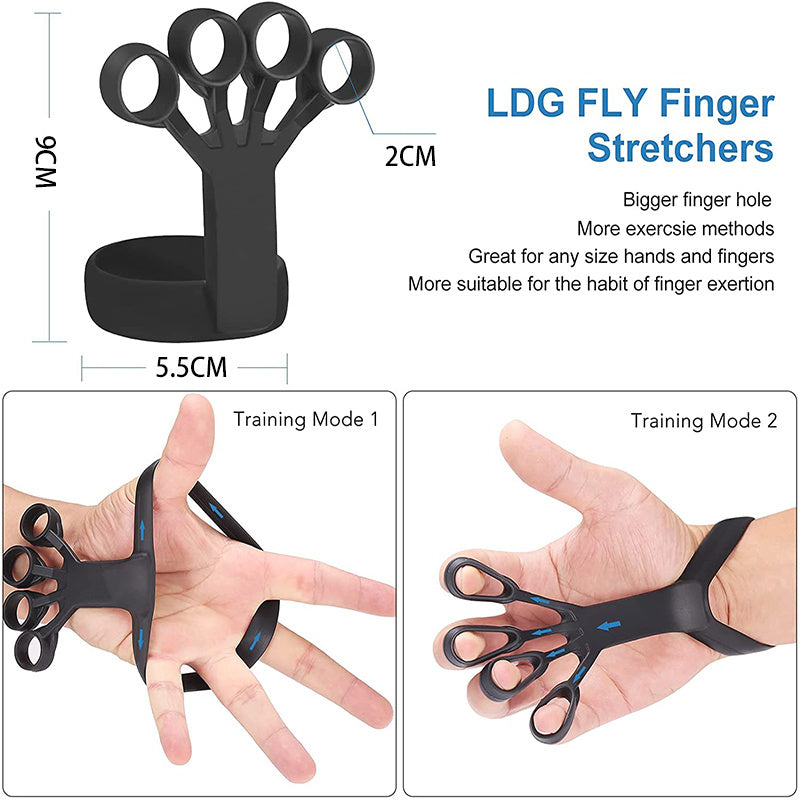 Silicone Grip Device Finger Exercise Stretcher Arthritis Hand Grip Trainer Strengthen Rehabilitation Training To Relieve Pain - YLORESHOP