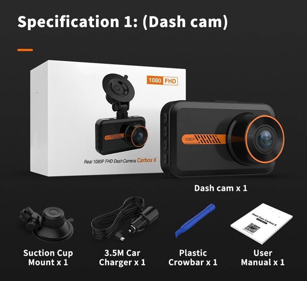 Dash Cam Telecamera per auto anteriore e posteriore Dual Dashcam 1080P FHD