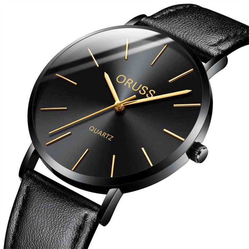 Men's Light Luxury Ultra-thin Belt Watch - YLORESHOP