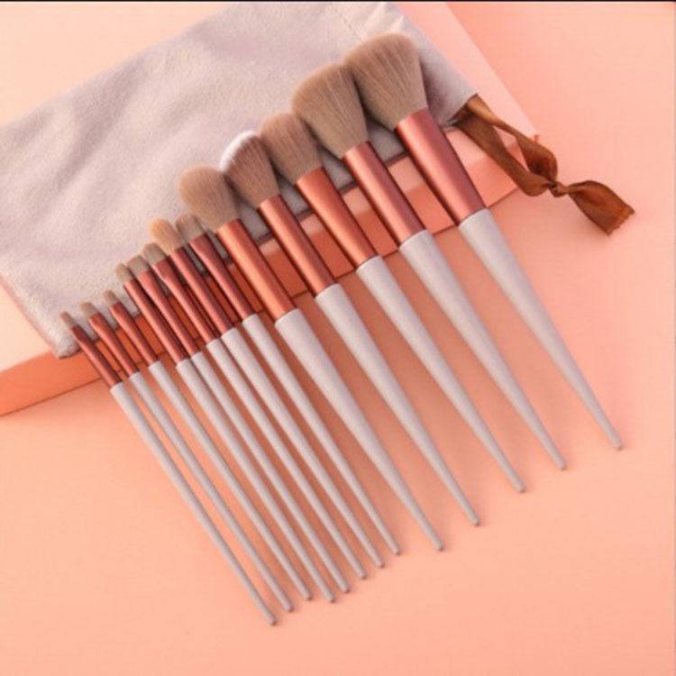 13Pcs Makeup Brush Set Make Up Concealer Brush Blush Powder Brush Eye Shadow Highlighter Foundation Brush Cosmetic Beauty Tools - YLORESHOP