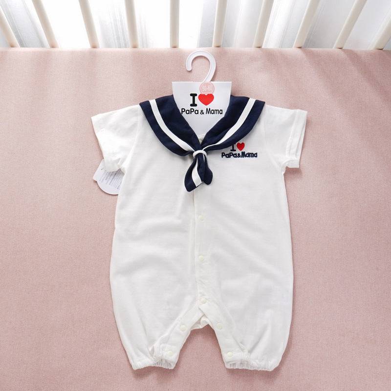 Navy Style Baby Clothes Newborn Clothes Baby Onesies - YLORESHOP