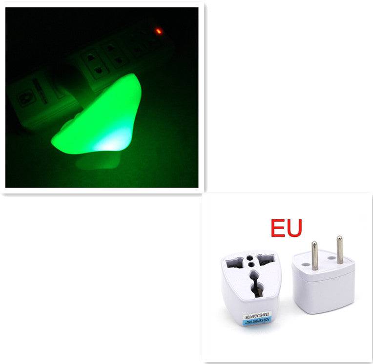 Lampada da parete a fungo con luce notturna a LED, spina UE USA, sensore di controllo della luce bianco caldo, decorazione per la casa