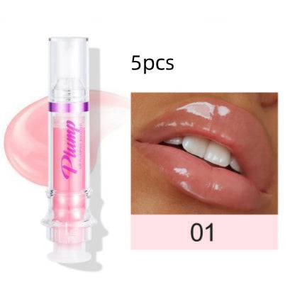 New Tube Lip Rich Lip Color Slightly Spicy Lip Honey Lip Glass Mirror Face Lip Mirror Liquid Lipstick - YLORESHOP