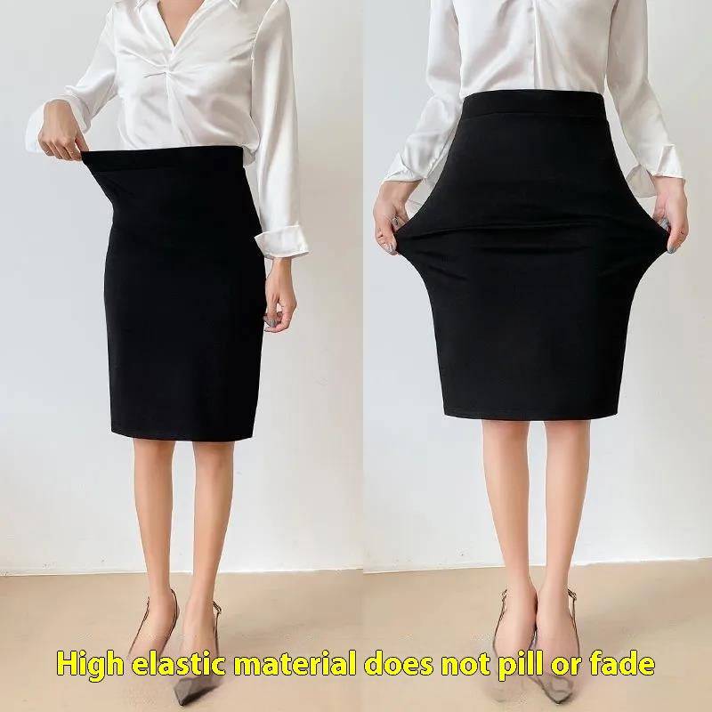 Women's Spring And Autumn Dress Skirt Split