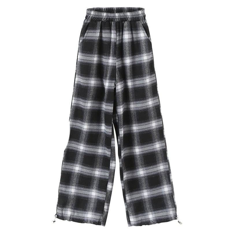 Abiti da ragazza Abbigliamento per bambini coreano stile occidentale Pantaloni scozzesi alla moda Bambini grandi