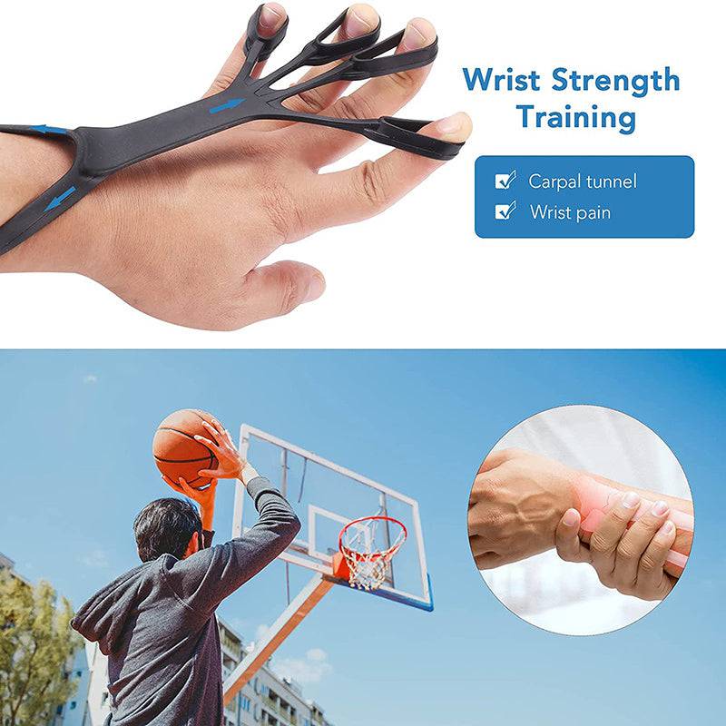 Silicone Grip Device Finger Exercise Stretcher Arthritis Hand Grip Trainer Strengthen Rehabilitation Training To Relieve Pain - YLORESHOP