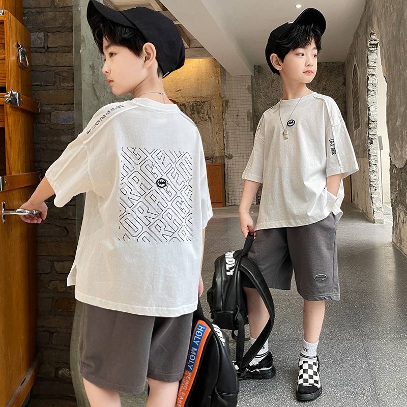 Two-piece Suit For Kids, Handsome And Fashionable, Big Kids - YLORESHOP