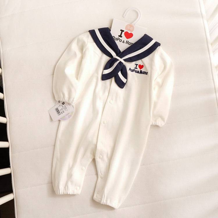 Navy Style Baby Clothes Newborn Clothes Baby Onesies - YLORESHOP