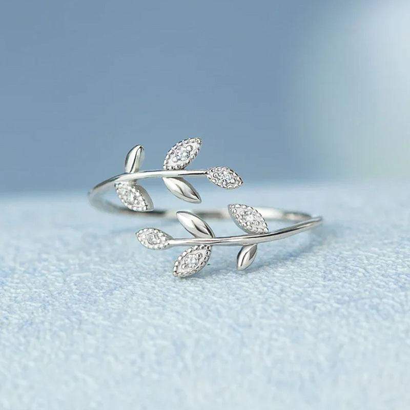 Leaves Leaves Ring Opening Adjustable - YLORESHOP