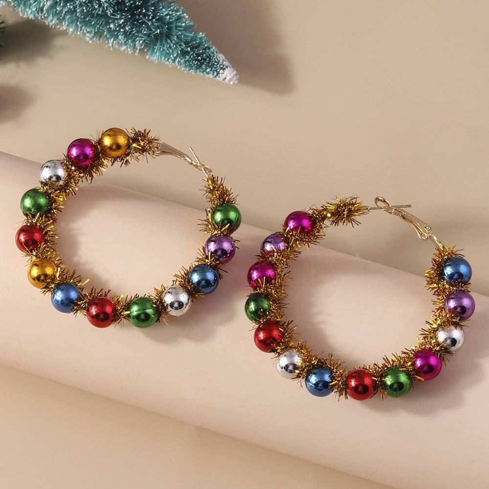 Ornament Christmas Cartoon Cute Earrings - YLORESHOP