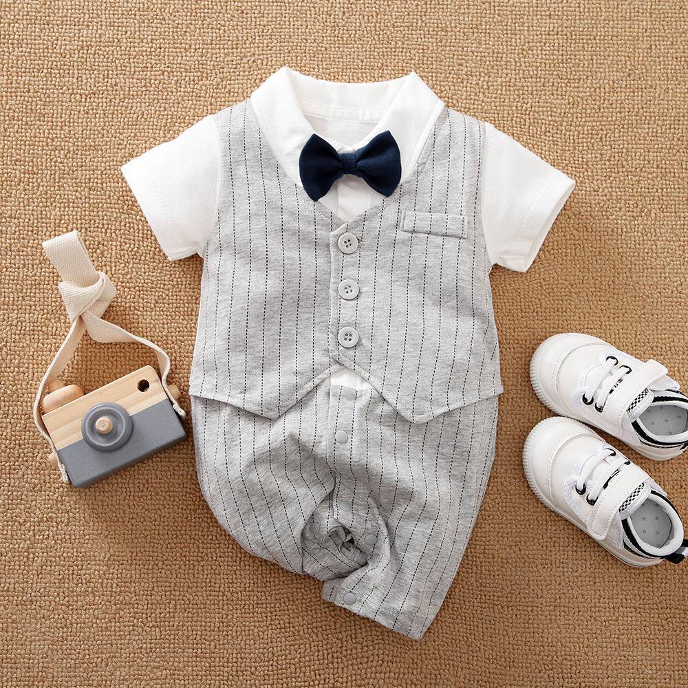 Baby Boy Gentleman Jumpsuit Baby Autumn Clothing - YLORESHOP