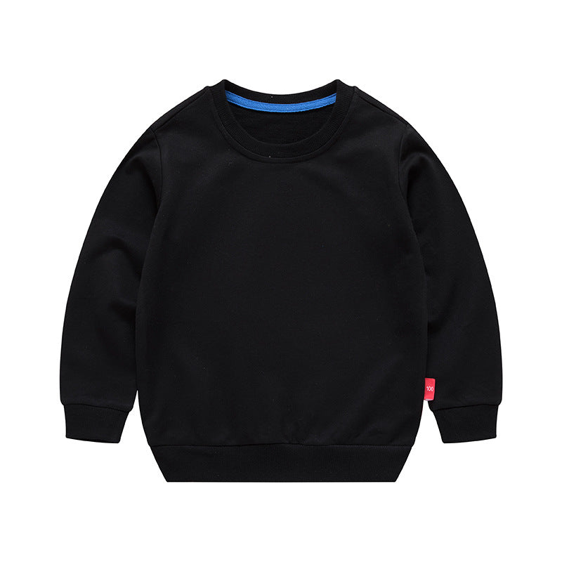 Boys' colorful, loose-fitting, round-neck long-sleeved sweater - YLORESHOP