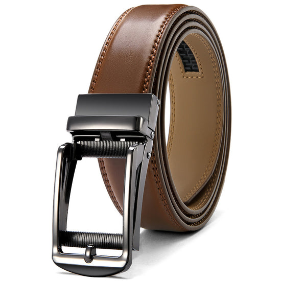 Reprint Anti-pull Alloy Automatic Buckle Belt Men - YLORESHOP