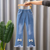 Children's Denim Wide Leg Pants Casual Speaker - YLORESHOP