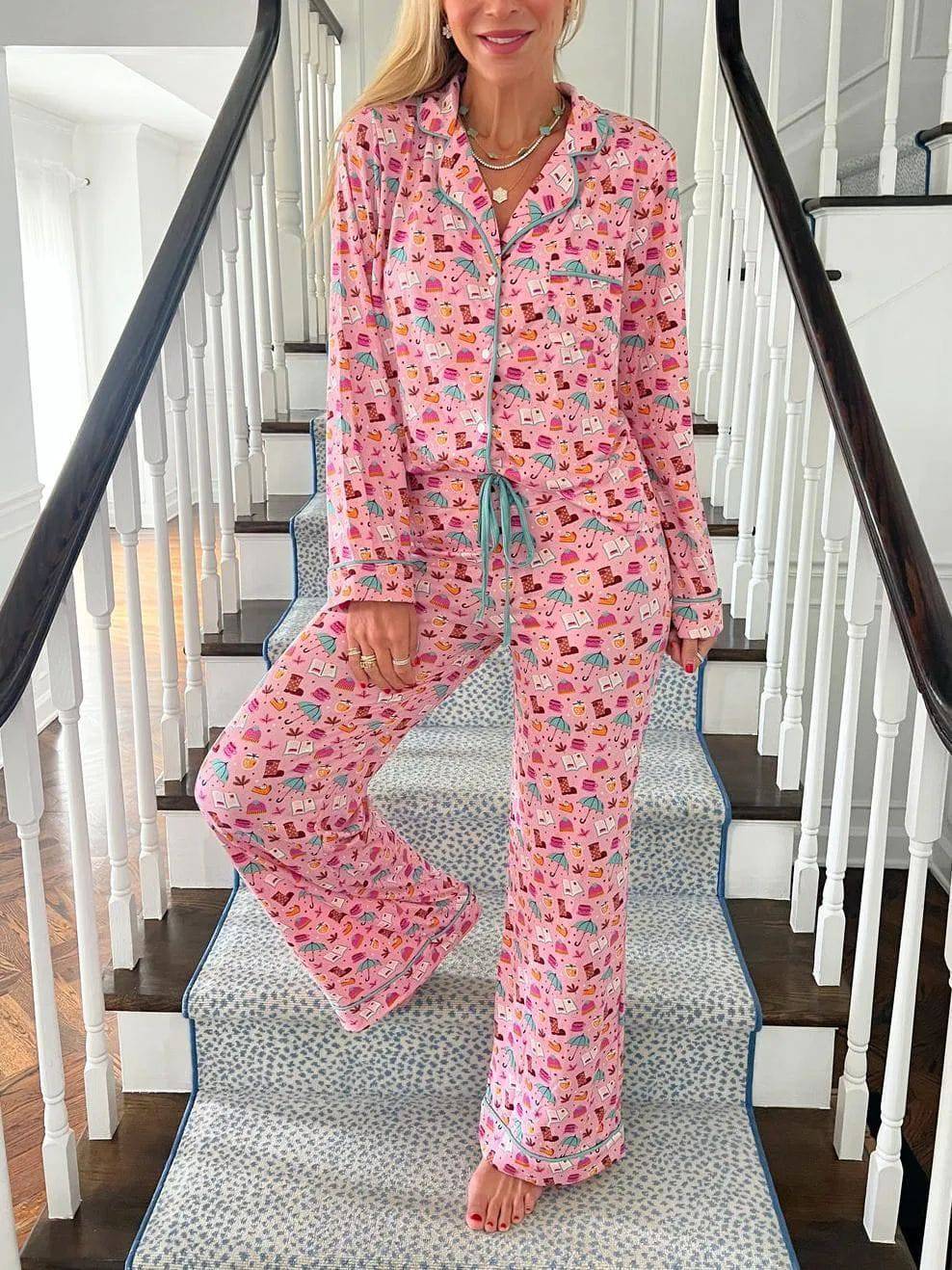 Women's Autumn Comfortable Homewear Two-piece Set - YLORESHOP