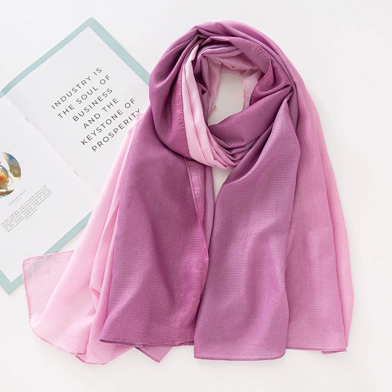 New Hemp Cotton Stitching Scarf Long Warm - YLORESHOP