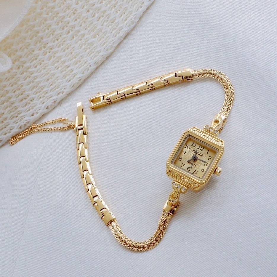 Small And Exquisite Fine Band Watch Retro Bracelet Square Model - YLORESHOP