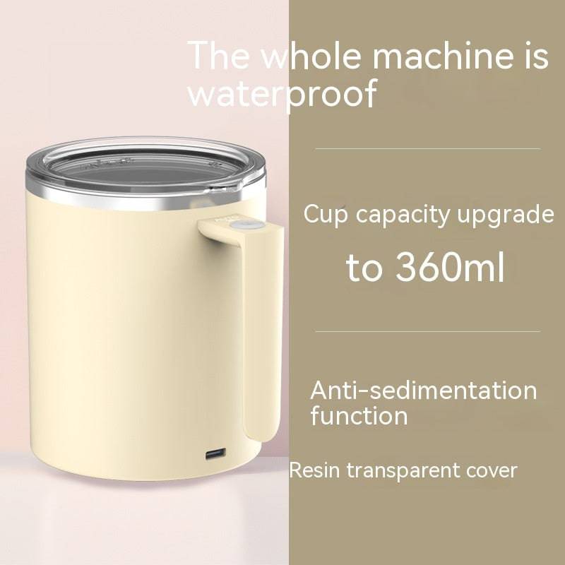 Portable Smart Magnetic Automatic Mixing Coffee Cup Rechargeable Rotating Home Office Travel Stirring Cup - YLORESHOP